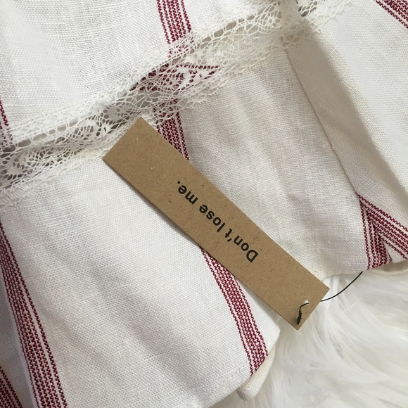 Reformation White and Red Striped Maxi Wrap Dress - Picture 8 of 8